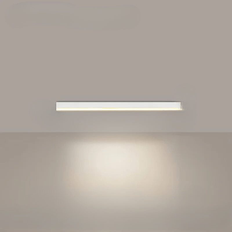 Flush mount ceiling light featuring a sleek modern minimalist design, providing bright illumination ideal for dining rooms and large spaces. 0